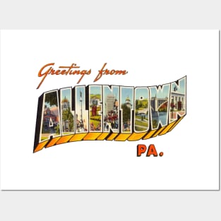 Greetings from Allentown Pennsylvania Posters and Art